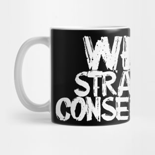 White Straight Conservative Mug